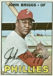 1967 Topps Baseball Cards      268     Johnny Briggs